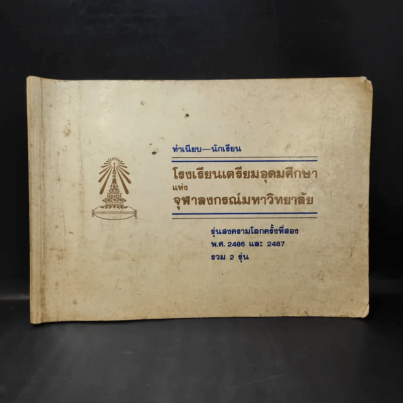 โรงเรียนเตรียมอุดมศึกษาแห่งจุฬาลงกรณ์มหาวิทยาลัย รุ่นสงครามโลกครั้งที่สอง พ.ศ.2486-2487 รูปที่ 1