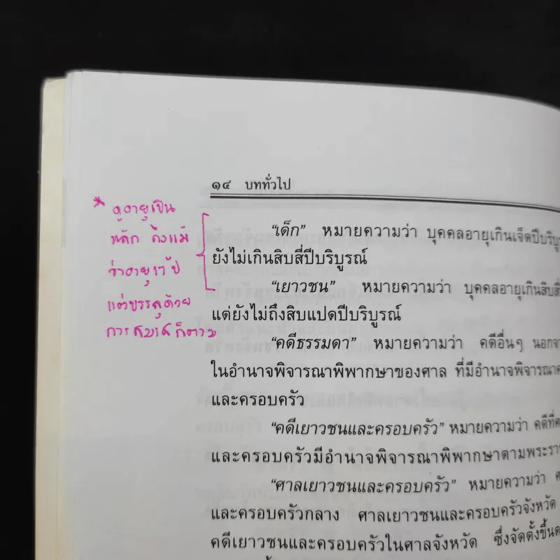 พระราชบัญญัติ จัดตั้งศาลเยาวชนและครอบครัว และวิธีพิจารณาคดีเยาวชนและครอบครัว - พิชัย นิลทองคำ รูปที่ 15