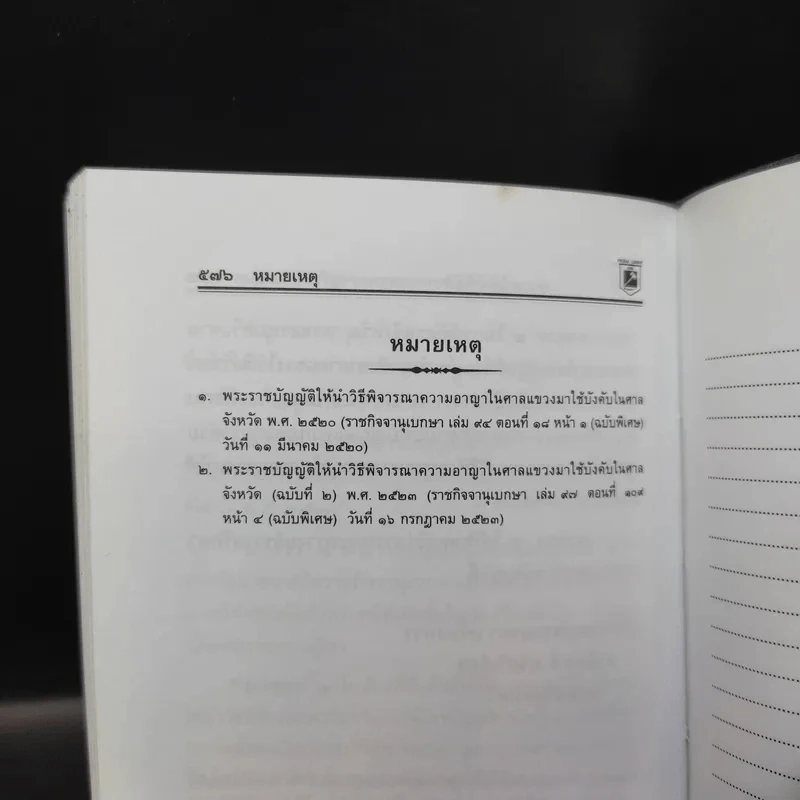ประมวลกฎหมายวิธีพิจารณาความแพ่ง วิธีพิจารณาความอาญา พระธรรมนูญศาลยุติธรรม รูปที่ 12