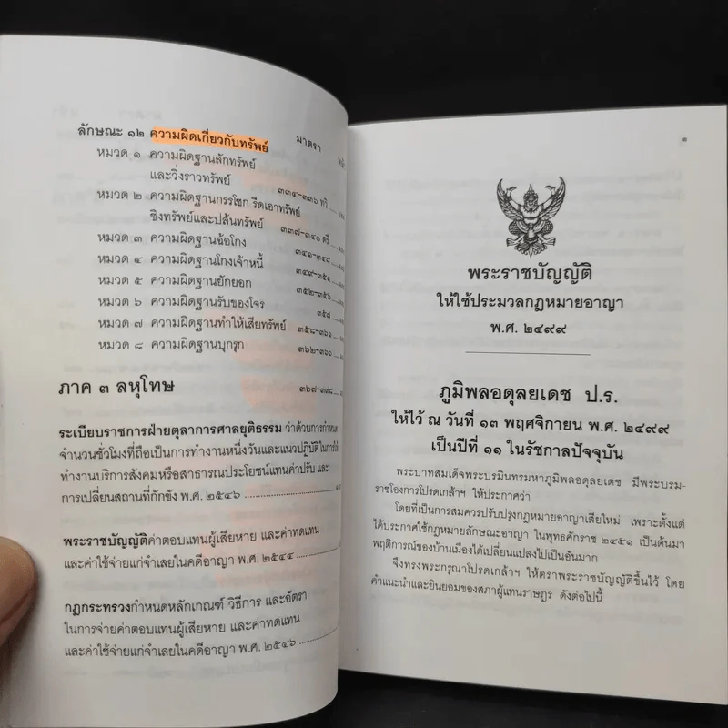 ประมวลกฎหมายอาญา (ฉบับสมบูรณ์) พระราชบัญญัติ ค่าตอบแทนผู้เสียหาย และค่าทดแทน และค่าใช้จ่ายแก่จำเลยในคดีอาญา รูปที่ 11