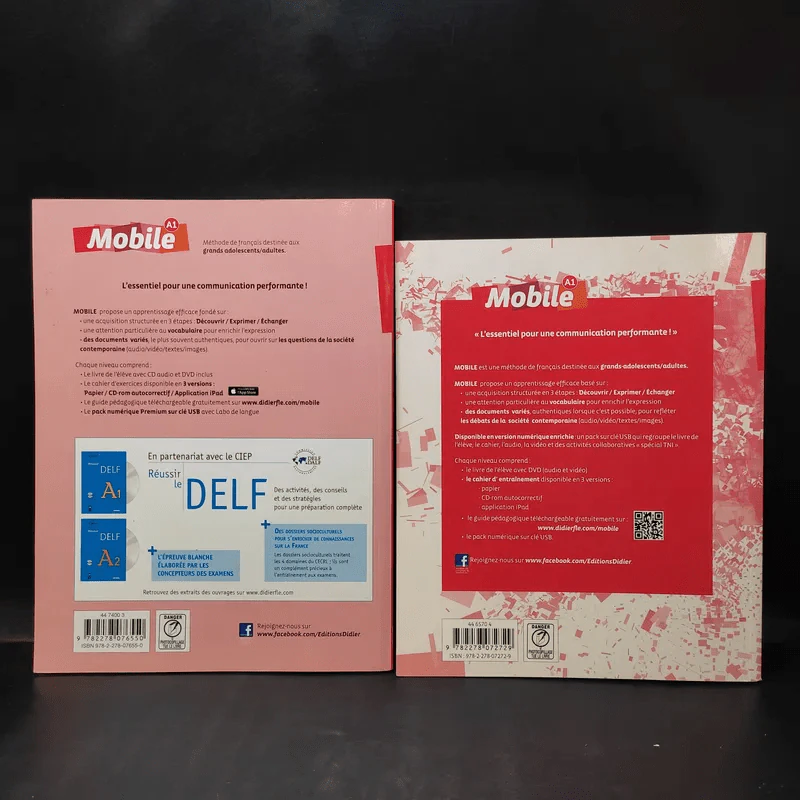 Mobile A1 Methode De Francais + Cahier D'Entrainement รูปที่ 2