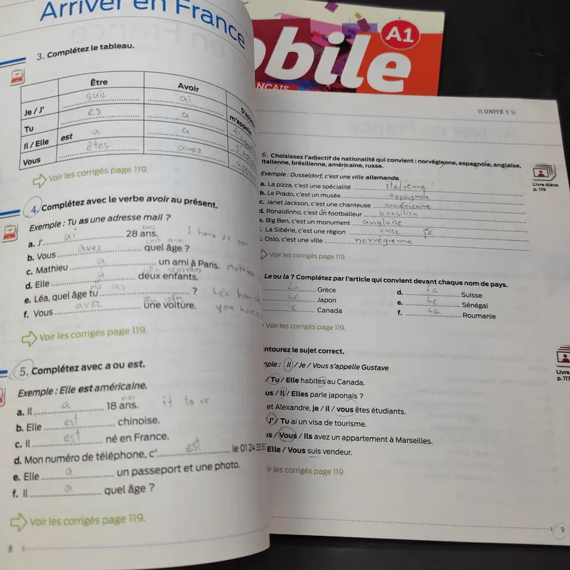 Mobile A1 Methode De Francais + Cahier D'Entrainement รูปที่ 15
