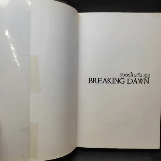 Breaking Dawn รุ่งอรุโณทัย เล่ม 1 ภาคต่อของ Twilight, New Moon และ Eclipse รูปที่ 9