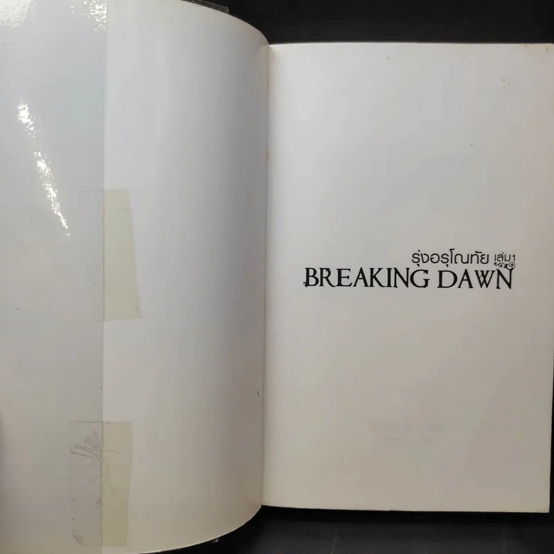 Breaking Dawn รุ่งอรุโณทัย เล่ม 1 ภาคต่อของ Twilight, New Moon และ Eclipse รูปที่ 9