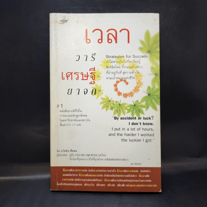 เวลา วารี เศรษฐี ยาจก - ธวัชชัย พืชผล รูปที่ 1