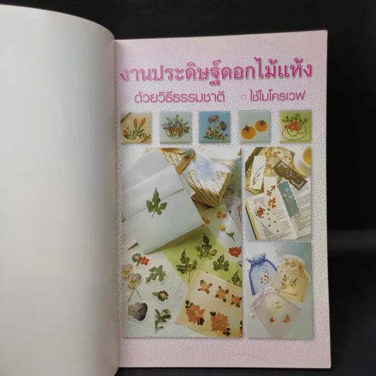 งานประดิษฐ์ ดอกไม้แห้ง ด้วยวิธีธรรมชาติ ไมโครเวฟ รูปที่ 7