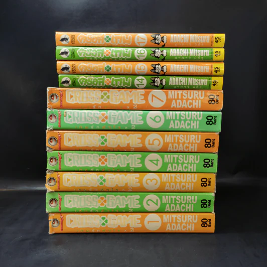 Cross Game ครอสเกม เล่ม 1-7 แบบพิมพ์เล่มใหญ่ และเล่ม 14-17 - Adachi Mitsuru รูปที่ 2
