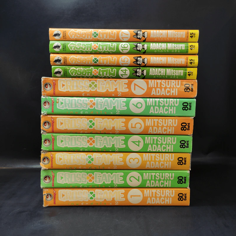 Cross Game ครอสเกม เล่ม 1-7 แบบพิมพ์เล่มใหญ่ และเล่ม 14-17 - Adachi Mitsuru รูปที่ 2