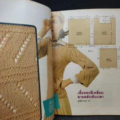ตำราถักนิตติ้ง ชุดที่ 2 รูปที่ 12