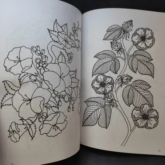 ลายเพ้นท์ เล่ม 1 ชุด ภาพดอกไม้ - สมคิด หงษ์สุวรรณ รูปที่ 11