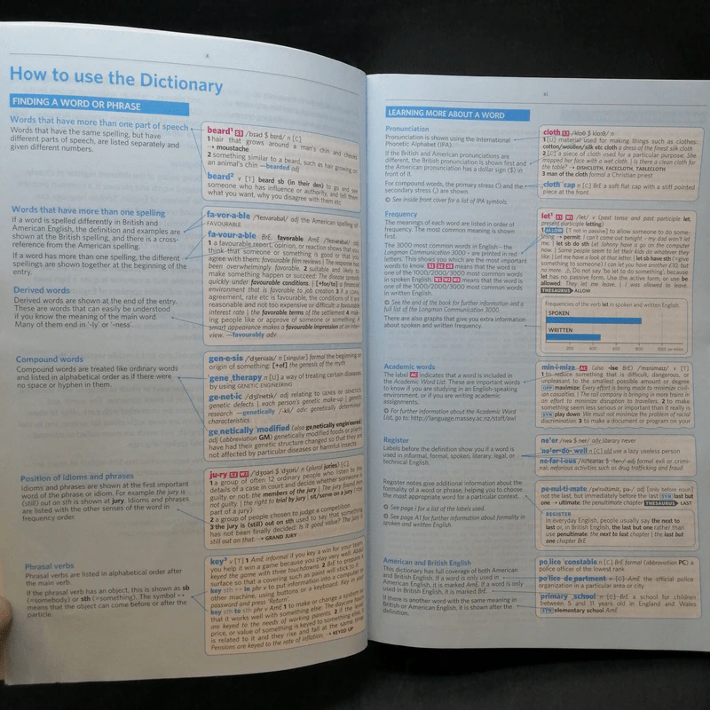 Dictionary of Contemporary English for Advanced Learners รูปที่ 14