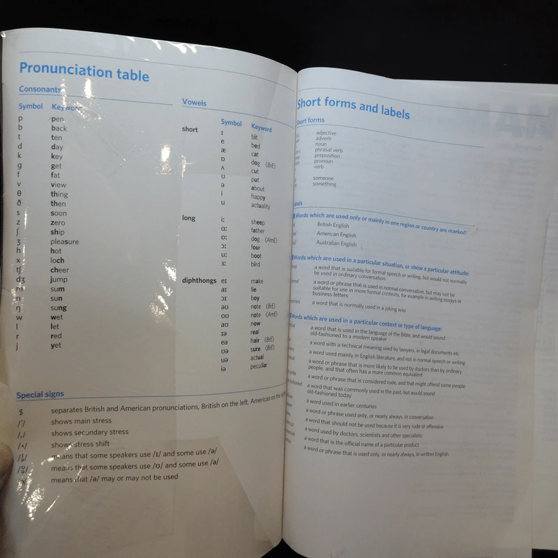 Dictionary of Contemporary English for Advanced Learners รูปที่ 9
