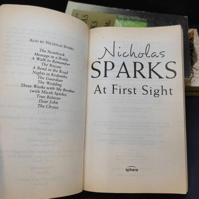 Dear John + The Best of Me + At First Sight - Nicholas Sparks รูปที่ 10