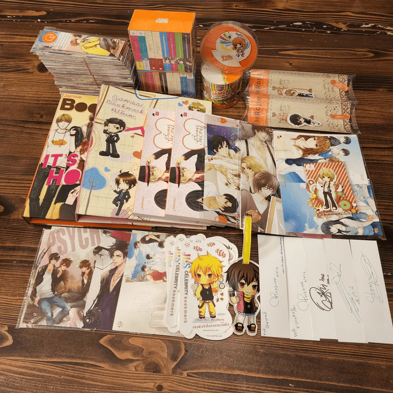 ของพรีเมี่ยมแจ่มใส ที่คั่นหนังสือ มีลายเซ็น รูปที่ 1