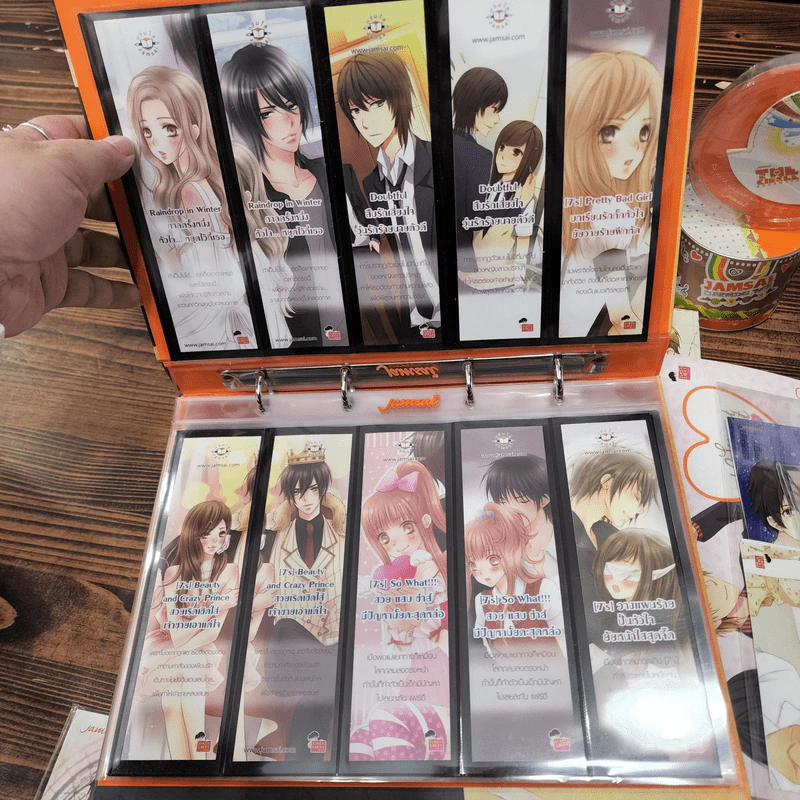 ของพรีเมี่ยมแจ่มใส ที่คั่นหนังสือ มีลายเซ็น รูปที่ 7