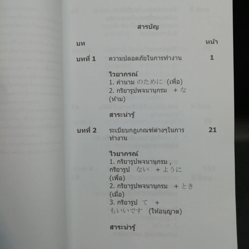 คู่มือประจำตัว ผู้รับการฝึกอบรม สาขาภาษาญี่ปุ่นเพื่อการทำงาน โมดูลที่ 1-3 รูปที่ 20