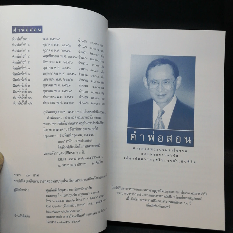 คำพ่อสอน ประมวลพระบรมราชโชวาทและพระราชดำรัสเกี่ยวกับความสุขในการดำเนินชีวิต รูปที่ 6