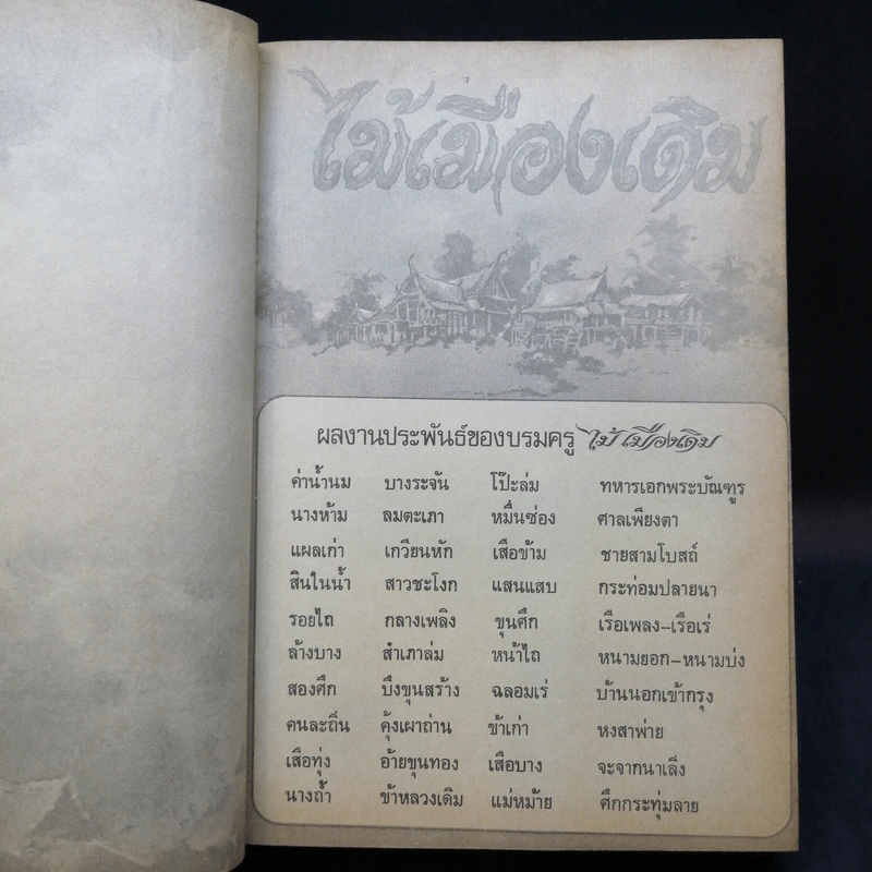 นางห้าม - ไม้ เมืองเดิม รูปที่ 8