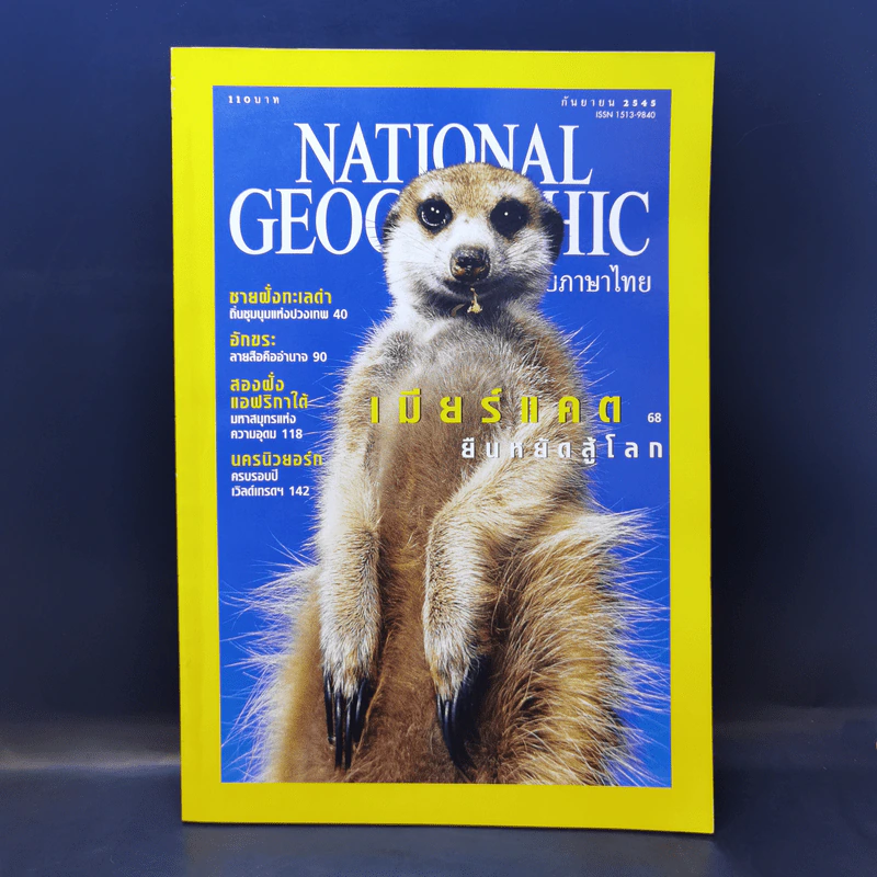 National Geographic ก.ย.2545 เมียร์แคต ยืนหยัดสู้โลก รูปที่ 1