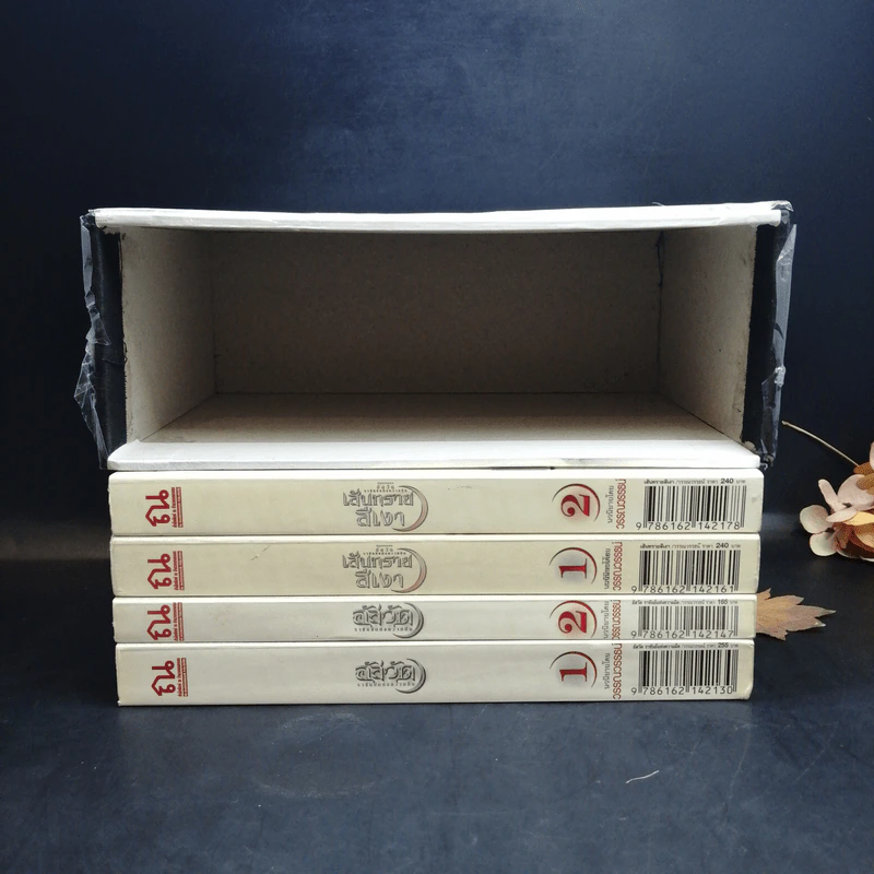 Boxset เส้นทรายสีเงา 2 เล่มจบ + อัสวัด ราชันย์แห่งความมืด 2 เล่มจบ - วรรณวรรธน์ รูปที่ 2