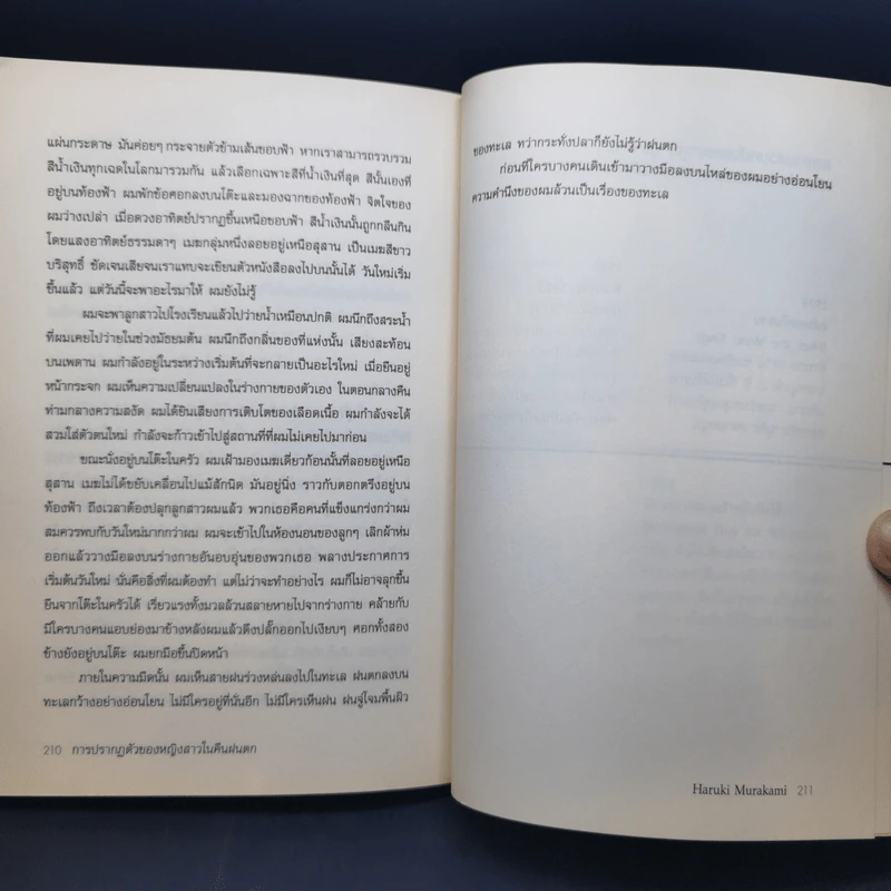 การปรากฏตัวของหญิงสาวในคืนฝนตก - Haruki Murakami รูปที่ 11