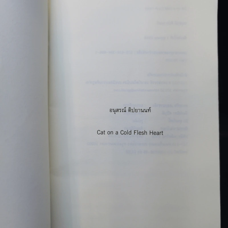 Cat on A Cold Flesh Heart - อนุสรณ์ ติปยานนท์ รูปที่ 8