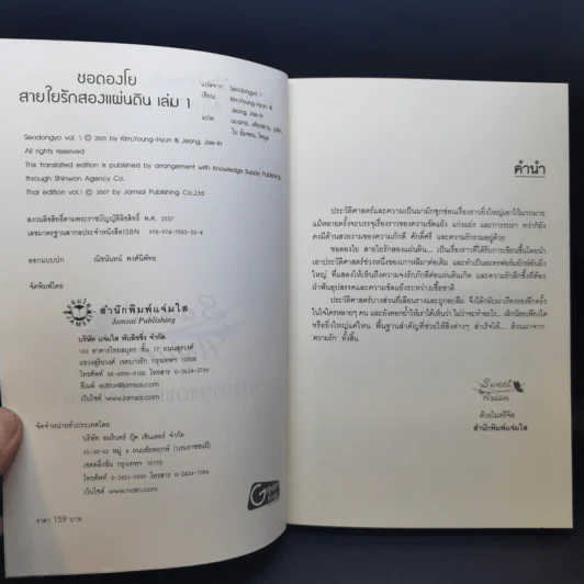 นิยายแจ่มใส ซอดองโย สายใยรักสองแผ่นดิน 2 เล่มจบ - Kim Young-Hyun&Jeong Jae-In รูปที่ 9