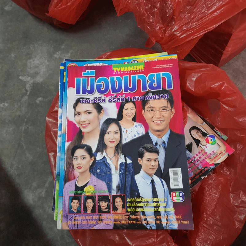 เมืองมายา เดอะซีรี่ส์ ซีรี่ส์ที่ 1 มายาพิศวาส หนังสือละคร ทีวีแม็กกาซีน รูปที่ 1