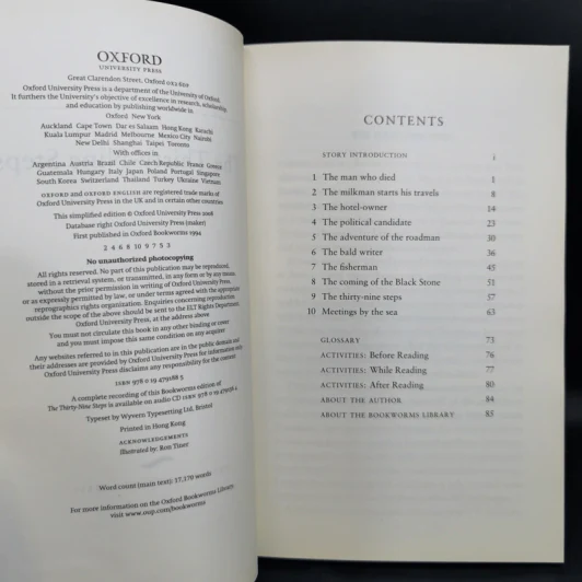 The Thirty-Nine Steps - John Buchan (Oxford Bookworms 4) รูปที่ 8