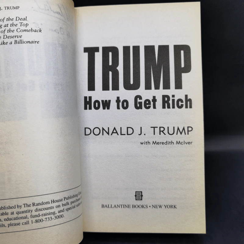 Trump How to Get Rich - Donald J. Trump รูปที่ 8