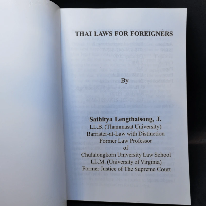 Thai Laws for Foreigners - Sathiya Lengthaisong, J. รูปที่ 8