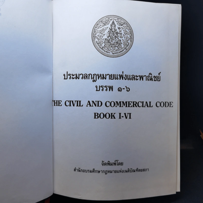 ประมวลกฎหมายแพ่งและพาณิชย์ บรรพ 1-6 ภาษาไทย-ภาษาอังกฤษ รูปที่ 8