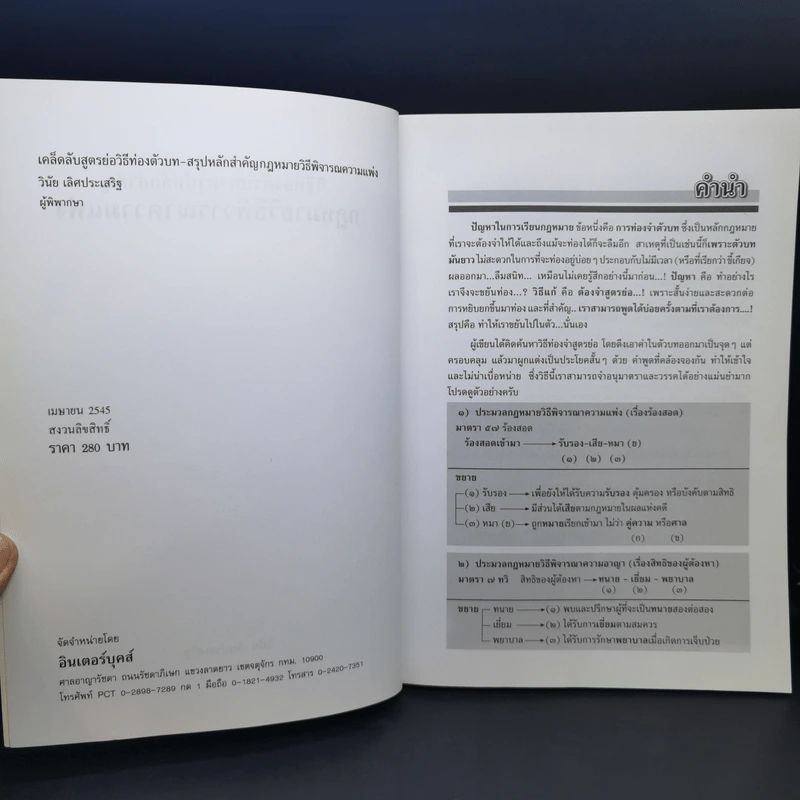 วิธีท่องตัวบท-สรุปหลักสำคัญ กฎหมายวิธีพิจารณาความแพ่ง - วินัย เลิศประเสริฐ รูปที่ 8