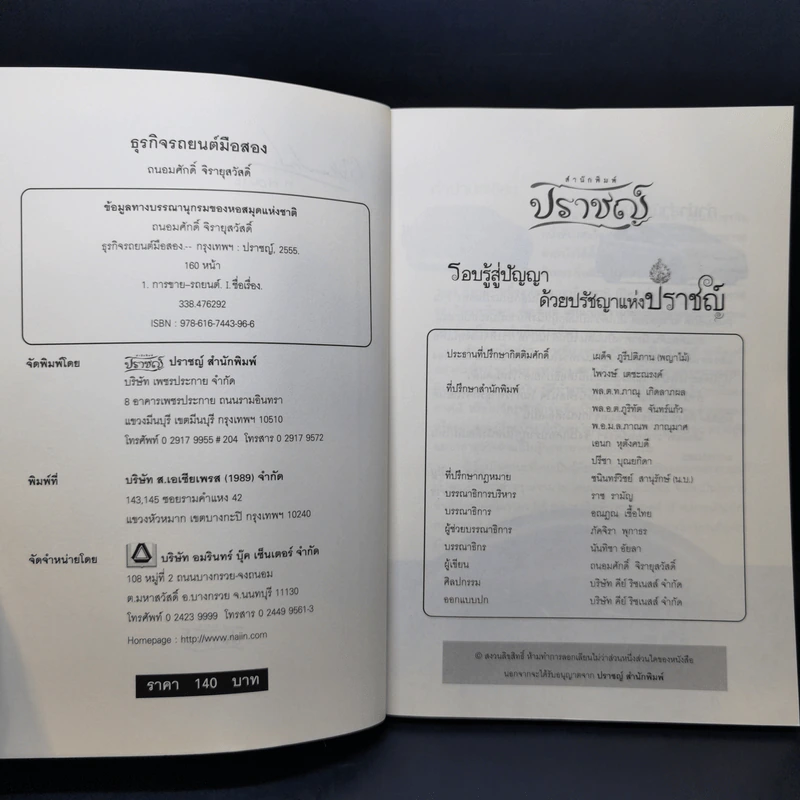 ธุรกิจรถยนต์มือสอง - ถนอมศักดิ์ จิรายุสวัสดิ์ รูปที่ 8