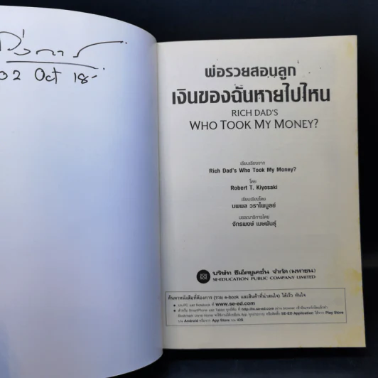 พ่อรวยสอนลูก เงินของฉันหายไปไหน - Robert T. Kiyosaki รูปที่ 8