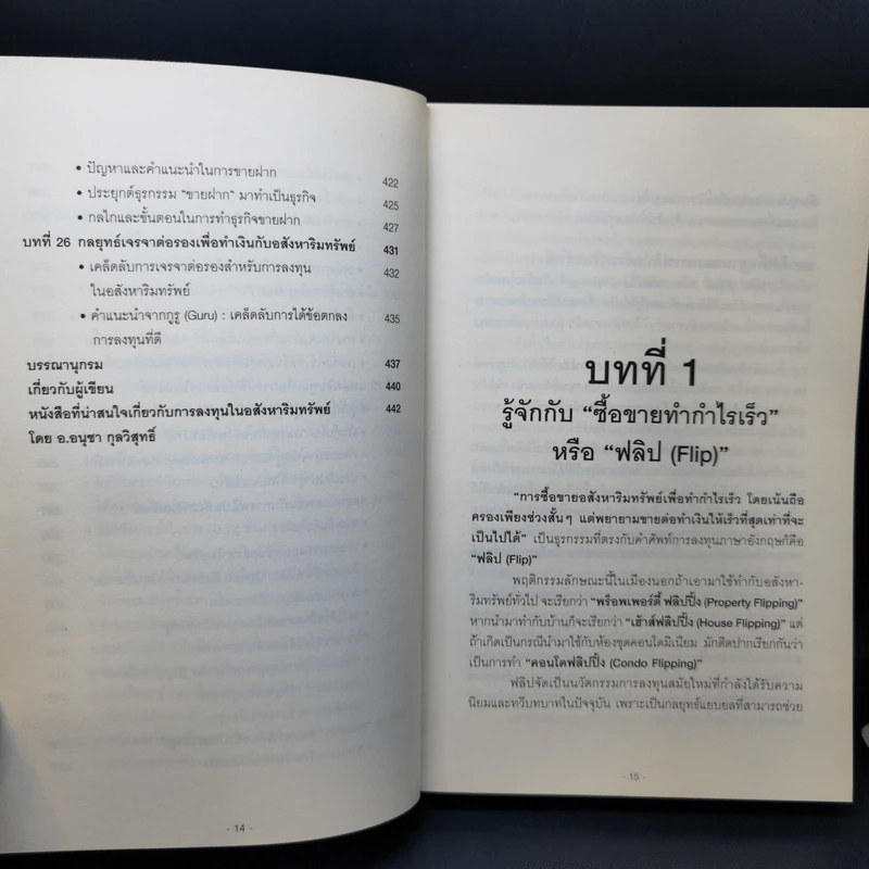 Property Flipping ซื้อมาขายไป กลยุทธ์ทำกำไรอสังหาริมทรัพย์อย่างรวดเร็ว - อนุชา กุลวิสุทธิ์ รูปที่ 13