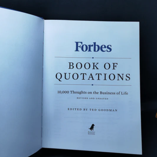 Forbes Book of Quotations: 10,000 Thoughts on the Business of Life รูปที่ 8