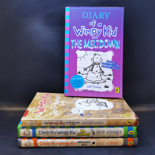 Diary of a Wimpy Kid ขายรวม 4 เล่ม - Jeff Kinney รูปที่ 1