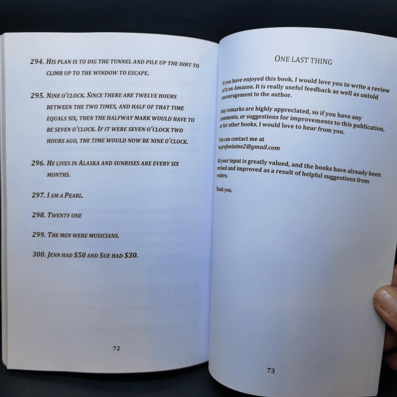 Difficult Riddles for Smart Kids - M.Prefontaine รูปที่ 12
