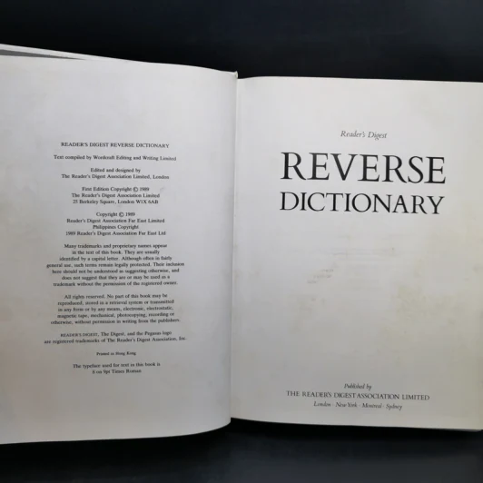 Reverse Dictionary - Reader's Digest รูปที่ 9
