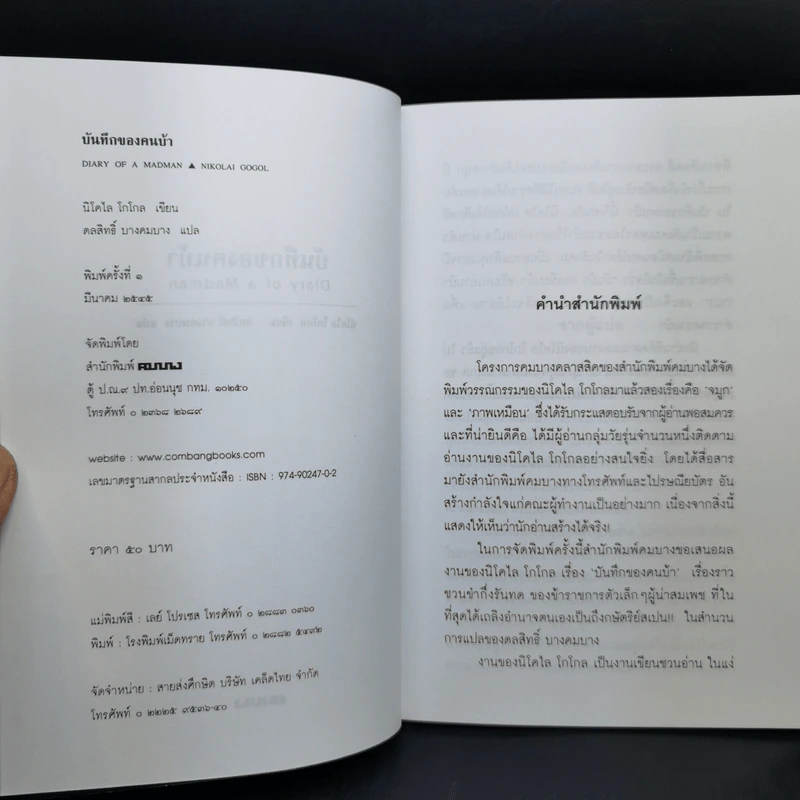 บันทึกของคนบ้า The Diary of a Madman - นิโคไล โกโกล รูปที่ 8