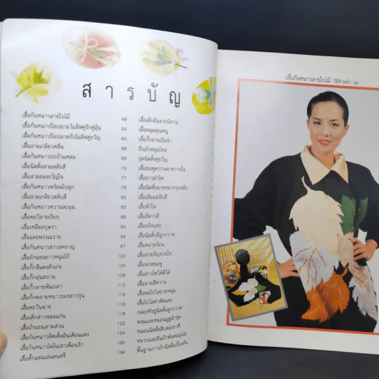 ตำราเล่มพิเศษจากนิตยสารขวัญเรือนและงานฝีมือ ถักนิตติ้ง เล่ม 1 รูปที่ 8