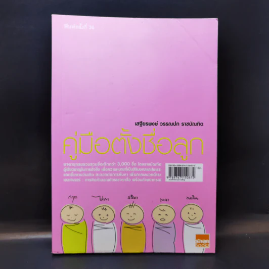 คู่มือตั้งชื่อลูก - เสฐียรพงษ์ วรรณปก รูปที่ 1