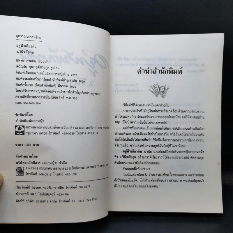 อยู่ฟ้าเดียวกัน - ว.วินิจฉัยกุล รูปที่ 8