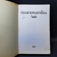 ก่อนสายหมอกเลือน - โบตั๋น รูปที่ 8
