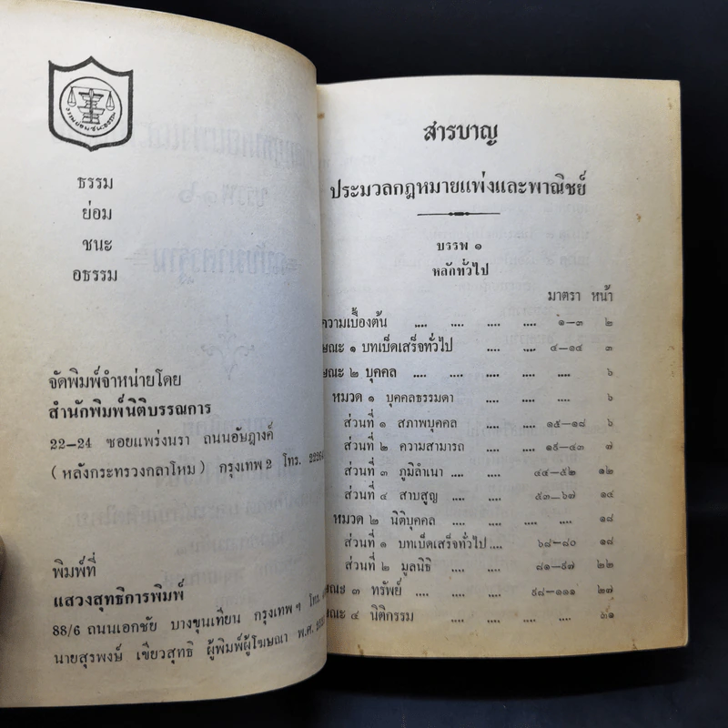 ประมวลกฎหมายแพ่งและพาณิชย์ บรรพ 1-6 ประมวลกฎหมายอาญา - สัก กอแสงเรือง รูปที่ 9