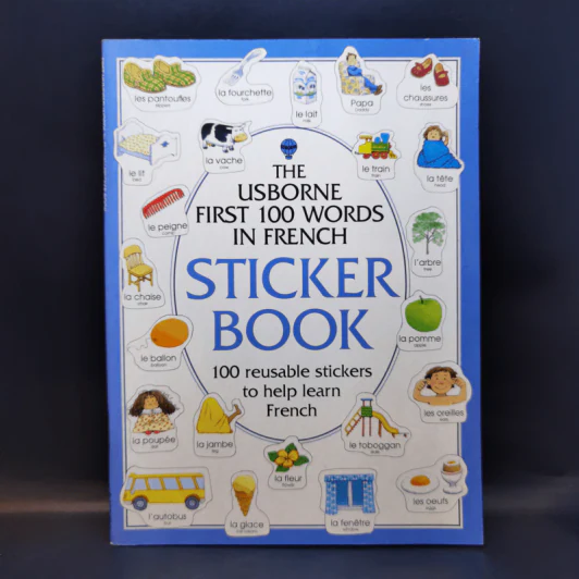 The Usborne First 100 Words in French Sticker Book รูปที่ 1