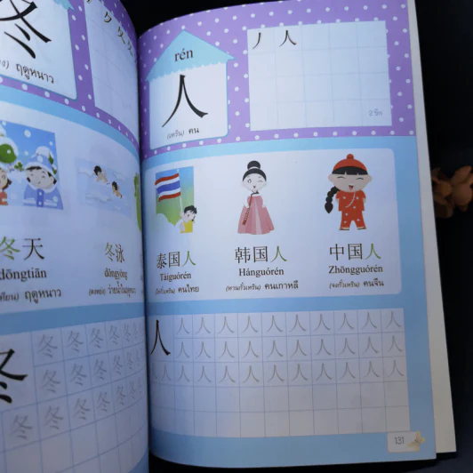 คัดเขียน เรียนจีน (หนังสือฝึกคัดอักษรภาษาจีน) รูปที่ 11