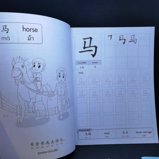 สนุกคัดเก่งศัพท์จีน เล่ม 1-6 รูปที่ 12