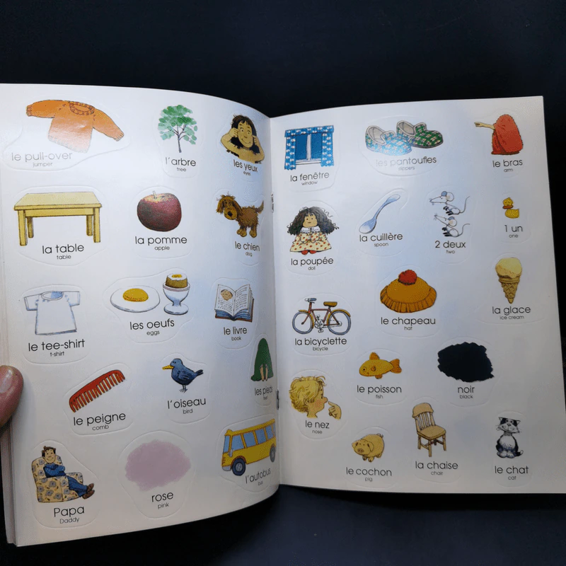 The Usborne First 100 Words in French Sticker Book รูปที่ 11